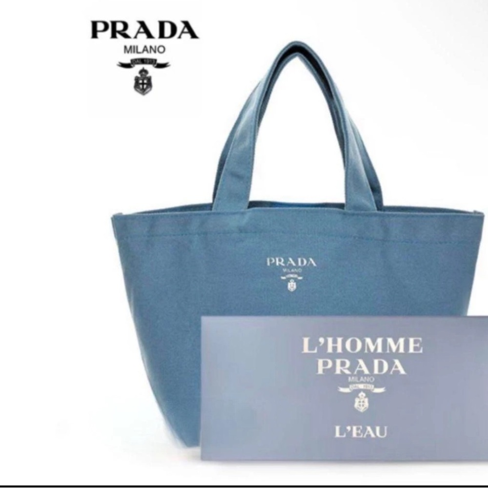 Prada Textured Gray with Gold Accents - Picture 11 of 15